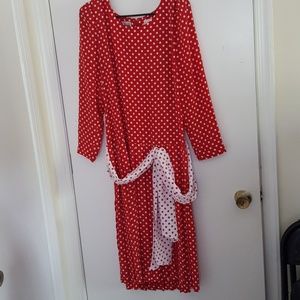 Leslie Fay Polka-Dot Dress